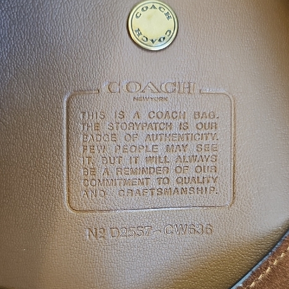 Coach Brooklyn Shoulder Bag 39 - Suede Warm Brown - EUC - Picture 11 of 11